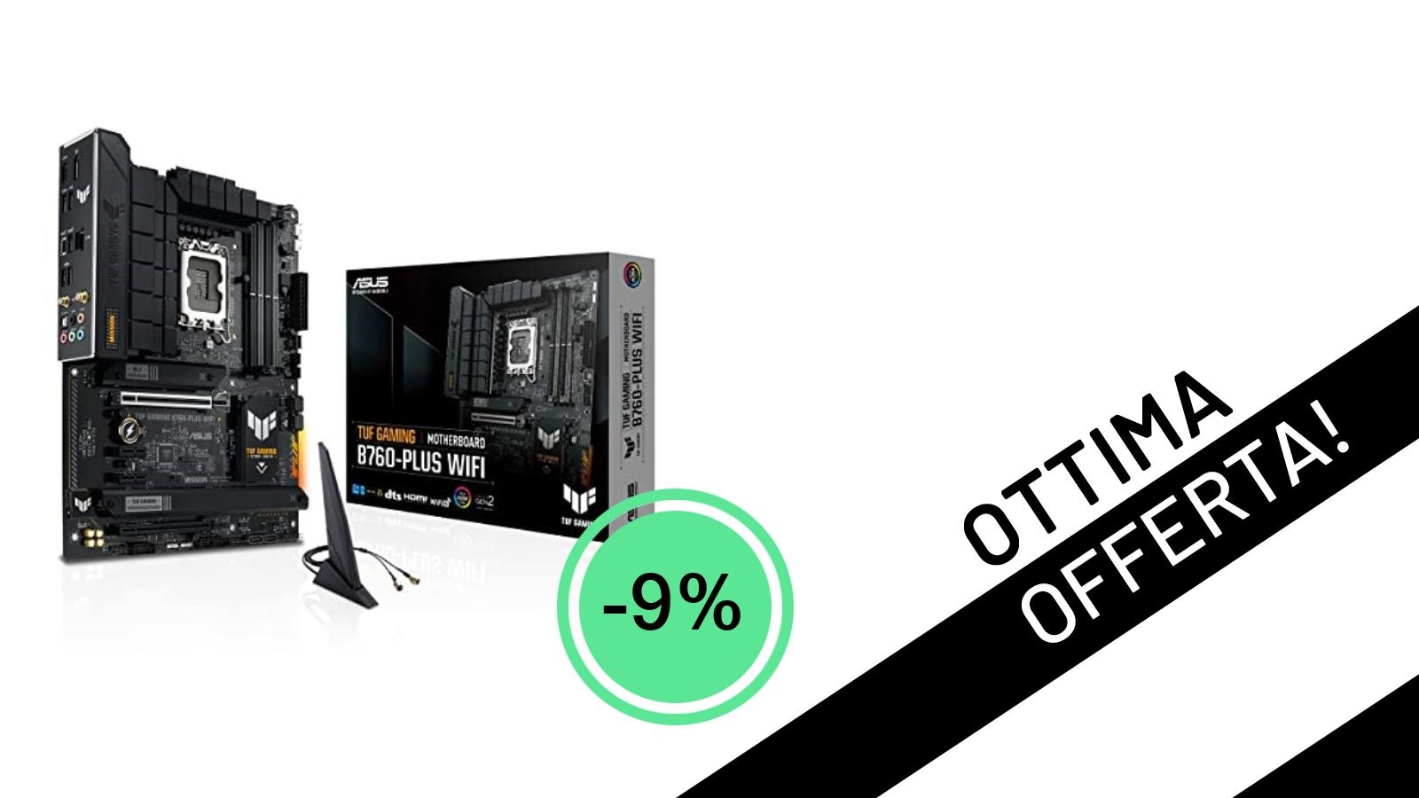 Non perdere la ASUS TUF Gaming B760-PLUS WiFi: l'offerta imperdibile per la tua build!