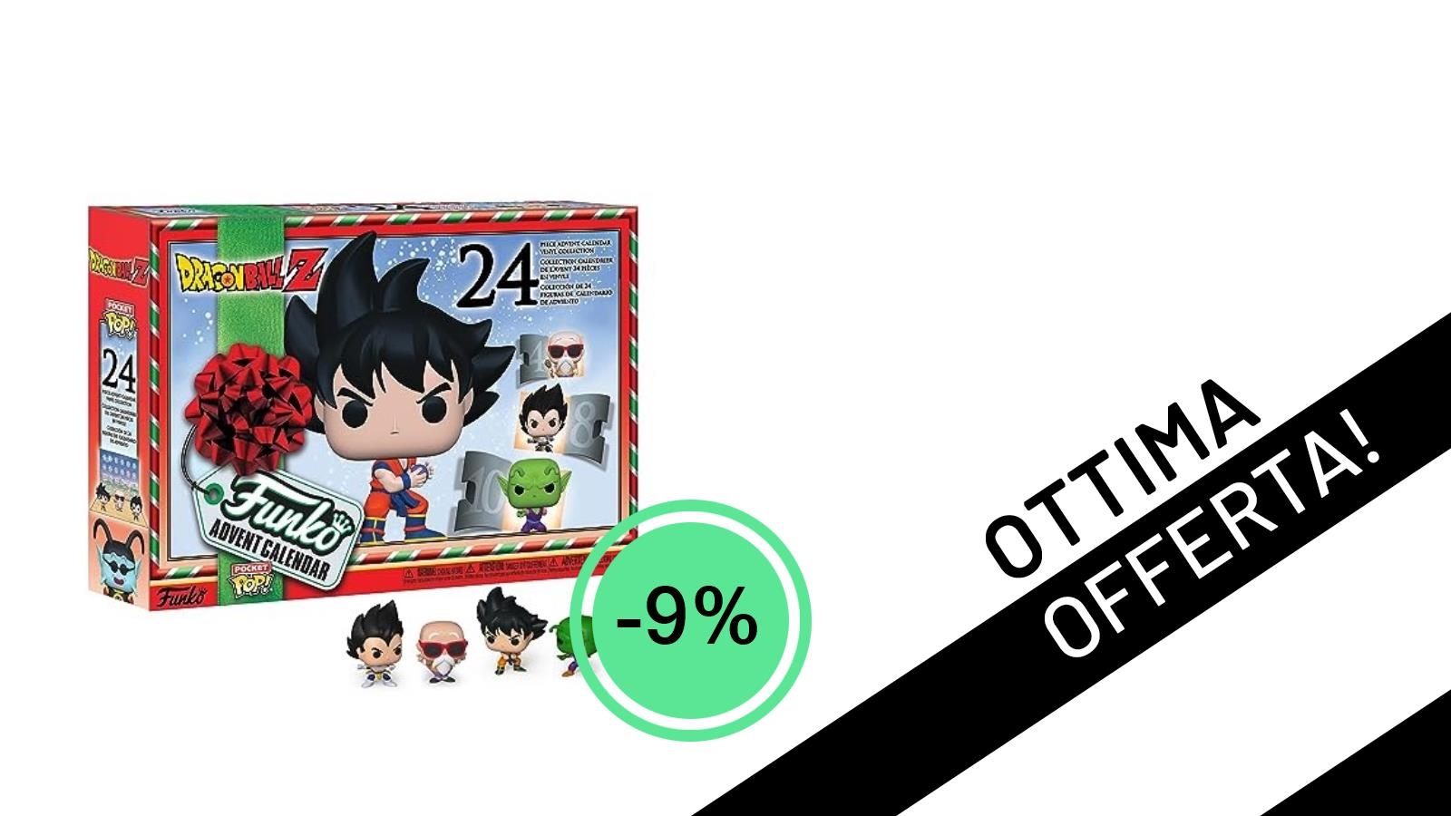 Countdown al Natale con Goku: il Funko Advent Calendar di Dragon Ball Z è tuo con il 9% di sconto!