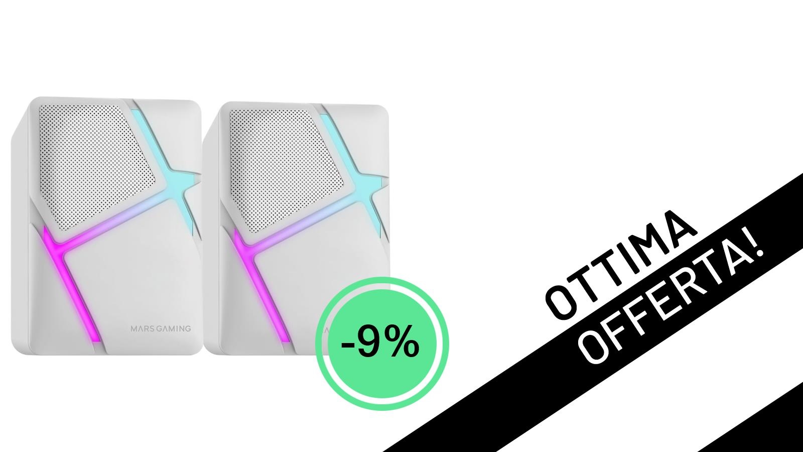 Mars Gaming MS1: Potenza Audio e Subwoofer per il tuo Gaming a soli 9,90€!