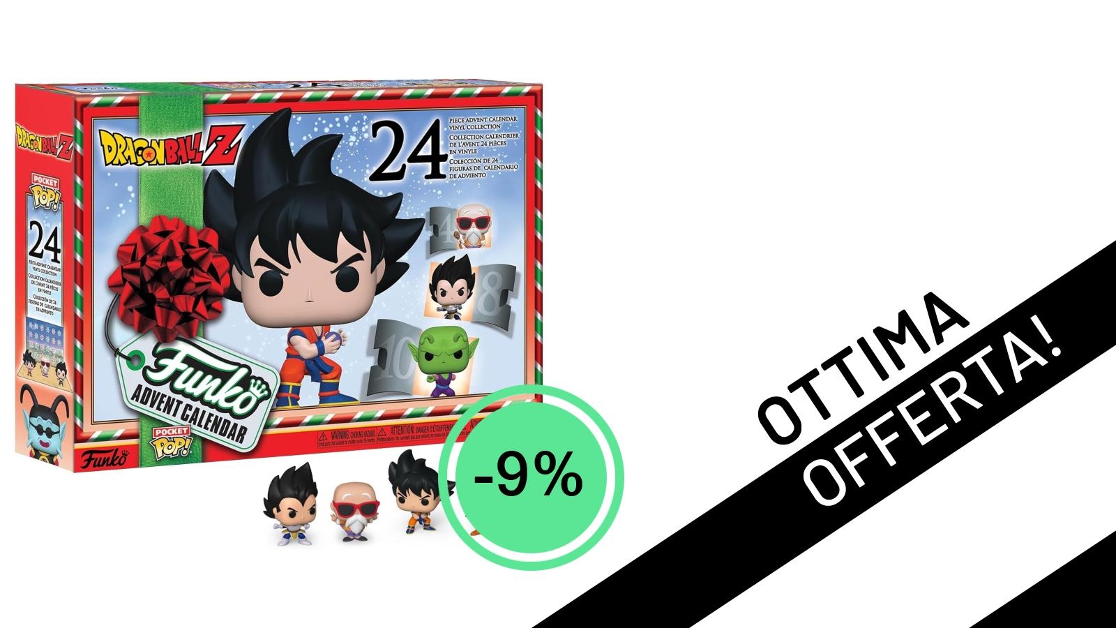 Countdown al Natale con Goku: il Funko Advent Calendar di Dragon Ball Z è tuo con il 9% di sconto!