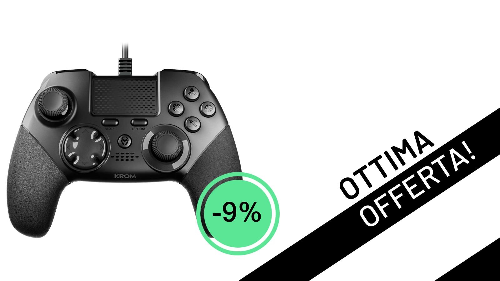 KROM KAISER: Il Gamepad da Competizione Scontato del 9% a Soli 23,67€!